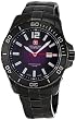 Swiss Military Hanowa Men's 06-5154-13-013 Marine Officer Classic Purple Dial Black IP Watch