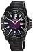 Swiss Military Hanowa Men's 06-5154-13-013 Marine Officer Classic Purple Dial Black IP Watch