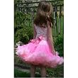Made in USA-Boutique Ruffled Pettiskirt Twirling Skirt, Candy Pink, 2T - Adult