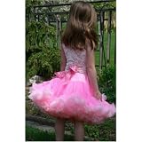 Made in USA-Boutique Ruffled Pettiskirt Twirling Skirt, Candy Pink, 2T - Adult