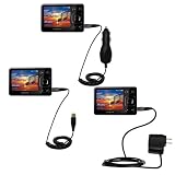 Deluxe Kit for the Creative Zen 2GB includes a USB cable with Car and Wall Charger - Gomadic Brand w/ TipExchange Technology