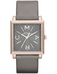 Marc by Marc Jacobs Truman Grey Dial Grey Leather Ladies Watch MBM1276