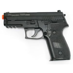 SIG Sauer P229 Full Metal Blow Back Gas Pistol airsoft gun