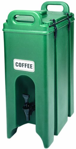 Cambro 500LCD-131 Polyethylene Camtainers Insulated Beverage Carrier, 4-3/4-Gallon, Dark Brown