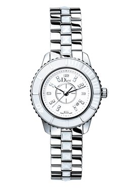 Dior Watches:Christian Dior Women's CD113111M002 Christal Diamond White Dial Watch Images