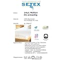 Setex WASSERDICHTE Molton Fixspannauflage atmungsaktiv (PU) 70x140 cm