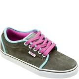 Vans Chukka Low Skate Shoe - Ladies (Suede) Grey, 6.0 by 