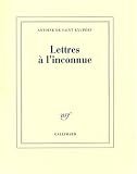 Lettres à l inconnue