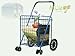 For shopping or Laundry -swivel wheels FOLDING SHOPPING/LAUNDRY CART For shopping or Laundry (BLUE) Single Basket -