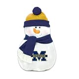 Michigan Wolverines Snowman Pillow