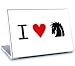 GELASKINS 15 INCH LAPTOP I HEART DARK HORSE (C: 0-1-2)