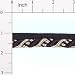 Preshea Lip Cord Trim - Black Multi - 3/8