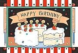 POSTCARDS SCHOOLTIME BIRTHDAY 30/PK