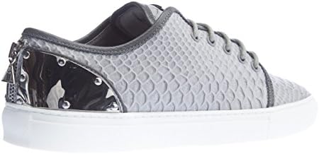 Mason Garments Trainer Coach Grant Snake in Grey 9