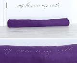 Windstopper Zugluftstopper lila My home is my castle