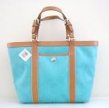 Nwt Coach Signature East/west Gallery Purse Aqua #13560