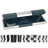 Zauber-Etui Brillenetui LOGIC EDELSTAHL 14152C, optional mit edler Laser-Gravur (121-9) - Schmuck-Pur by Cadenis Brillenetuis