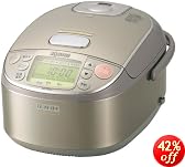 ZOJIRUSHI 真空圧力IH炊飯ジャー極め炊き (5.5合炊き)NP-JB10-XJ ステンレスブラウン