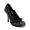 Black-White Pinstripe Satin