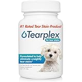 Tear Stain Supplement - Tearplex for Dogs and Cats , #1 Rated Natural Tear Stain Product - Made In The USA, 100% Tylosin Free , Veterinarian Trusted - Beef Flavored