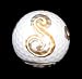 GOLF BALL - HAND PAINTED - DESIGN: VICTORIAN BRIDE