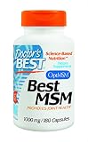 UPC 753950000643 product image for Doctor's Best Best MSM 1000 mg, 180-Capsules | upcitemdb.com
