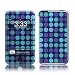 Dots Indigo Design Apple iPod Touch 2G (2nd Gen) / 3G (3rd Gen) Protector Skin Decal Sticker