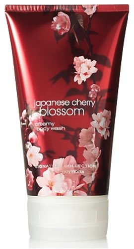 Bath & Body Works Japanese Cherry Blossom Signature Collection Creamy Body Wash 8 fl oz (236 ml)