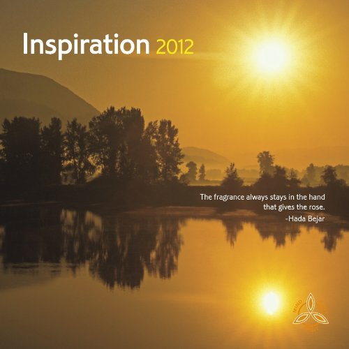 Inspiration 2012 7X7 Mini Wall Calendar