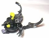 Bakugan New Vestroia Bakuneon LOOSE Single Figure Darkon (Black) Ingram