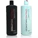 Sebastian Penetraitt Strengthening and Repair Shampoo & Conditioner Liter Set (33.8 oz)