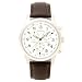 Mercedes Benz Leather Strap Chronograph Watch- White