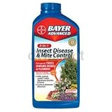 Bayer 701285B 3-in-1 Insect Disease and Mite Control Concentrate, 32-Ounce
