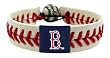 Gamewear MLB Leather Wrist Bands - Red Sox Classic Band - Boston Red Sox