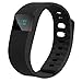 Smart Watch Pedometer Intelligent Alert Activity Sleep Wristband Tracker Blak