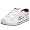 White/Dark Red