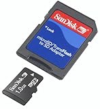 SanDisk microSD 1GB Transflash �g�у������[ SD�J�[�h�A�_�v�^�[�t�� SDSDQ-1024-A10M