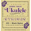 D'addario J53 Black Nylon Uke Strings