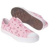 Converse Baby Girl or Youth Rose Floral Slip Pink