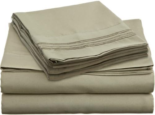 Vannier Comfort Fine Linens - SALE - 1# Bed Sheet Set on Amazon - Super Silky Soft - Luxury 1800 Bedding Collection - HIGHEST QUALITY 100% Brushed Microfiber - Wrinkle, Fade, Stain Resistant - Hypoallergenic - Deep Pockets - Fitted & Flat Sheets, Pillowcases - Best for Bedroom, Guest Room, Childrens Room, RV, Vacation Home (King, Olive Green)