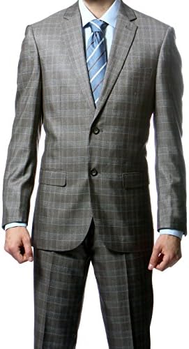 Men's Two-Piece Notch Lapel Slim Fit Suit