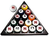 Pool Billiard Ball Set NCAA Team - Nebraska - NCAA Team