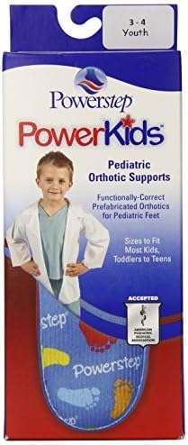 Powerstep PowerKids Pediatric Orthotic Supports (PK-KG Youth 3-4) by PowerKids