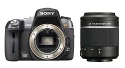 Sony DSLR-A550 14.2 MP Digital SLR Camera (Body) with a Sony 55-200mm f/4-5.6 DT AF Zoom Lens