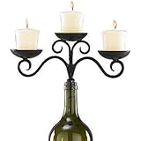Three Votive Wine Bottle Topper