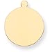 14K Gold Round Stamping Disc 0.018