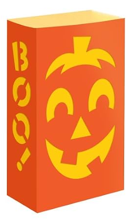 Halloween LumaBase Pumpkin LumaLanterns - Set of 6