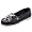 Minnetonka Women's Thunderbird Smooth Moccasin,Navy,4 M US