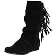 MIA Women's Taboo Fringed Flat Boot