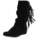 MIA Women's Taboo Fringed Flat Boot
